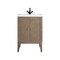 James Martin Vanities Linden 24in Single Vanity, Whitewashed Walnut w/ White Glossy Composite Stone Top E213V24WWWWG - alternate 1